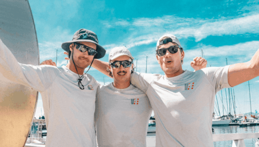 Three sailing competitors in Festival of Sails 2026