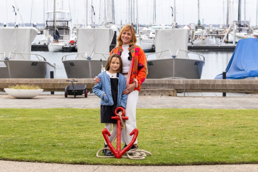 Minerva Lamorgese and daughter Mira - Artist For Festival Of Sails 2027